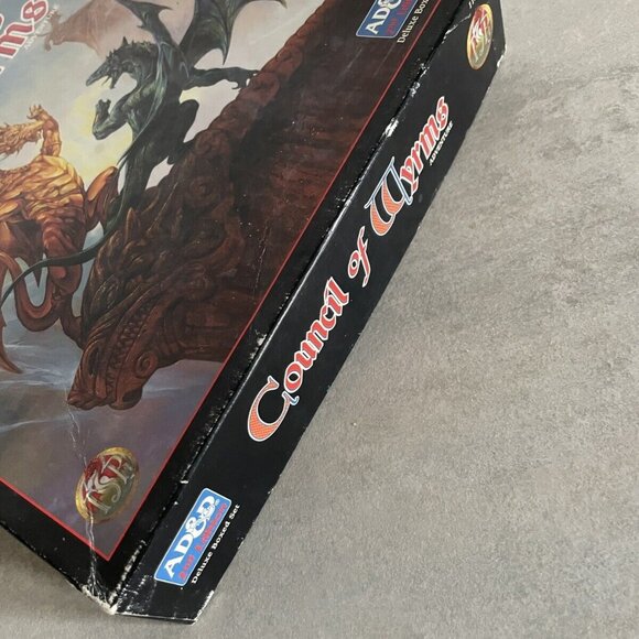 Dungeons & Dragons AD&D 2E 2nd Edition Council of Wyrms box set complete vintage - Picture 3 of 11